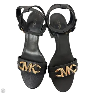 Sandals Heels Block By Michael By Michael Kors In Black, Size: 10