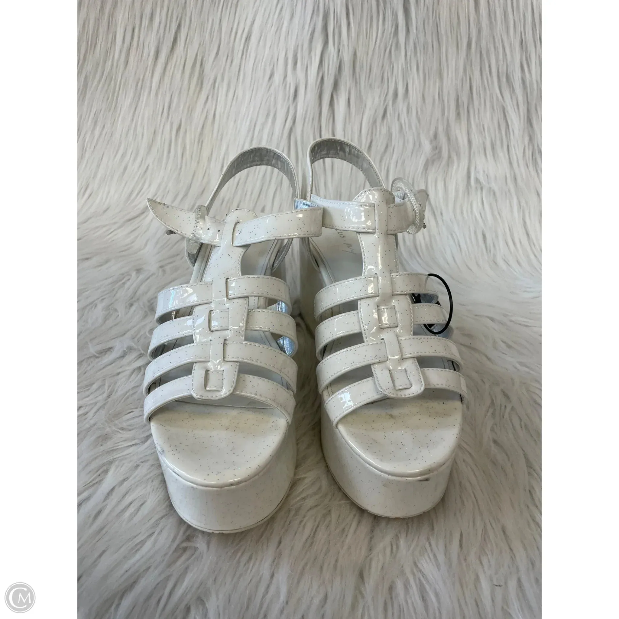 Sandals Heels Platform By Circus By Sam Edelman In White, Size: 7.5