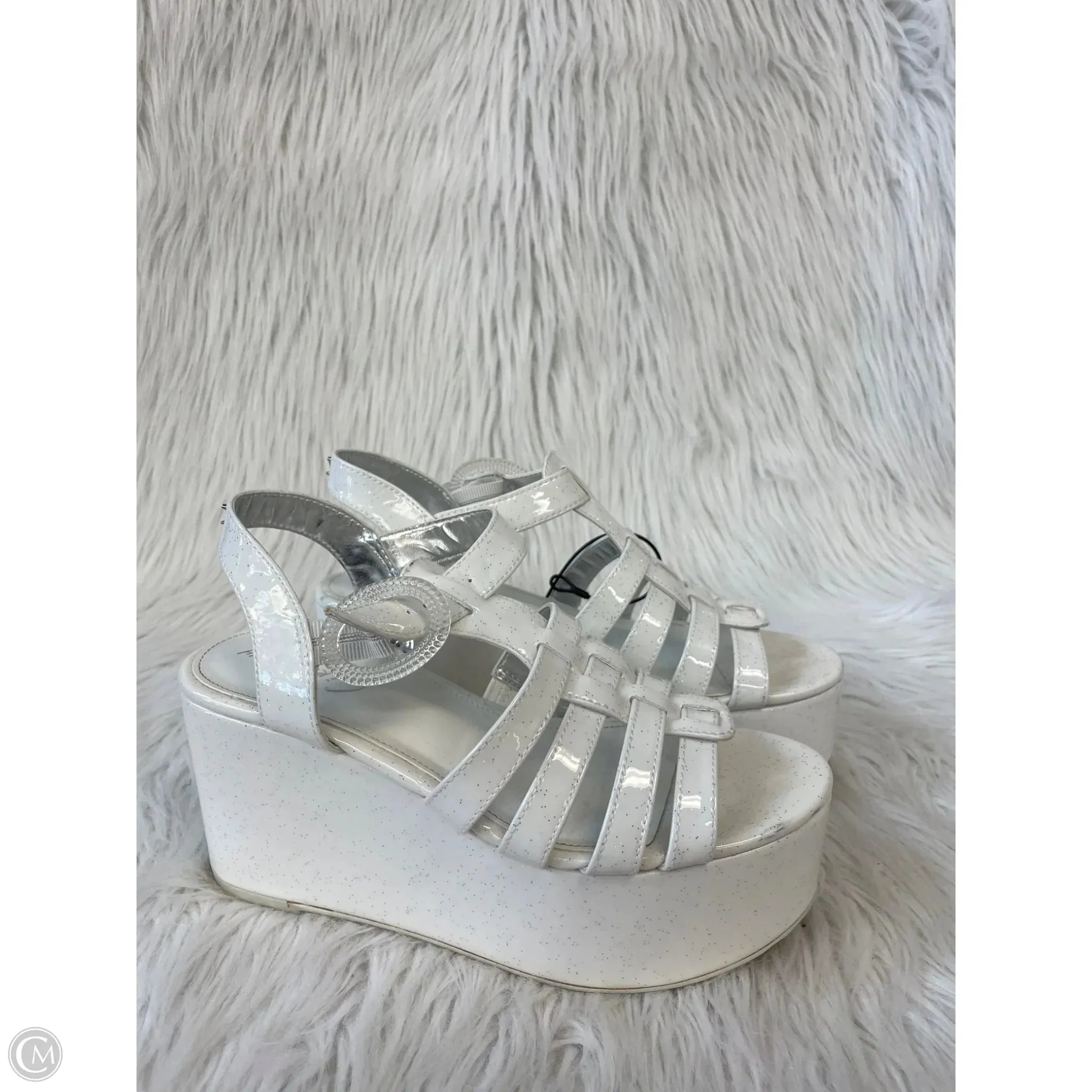 Sandals Heels Platform By Circus By Sam Edelman In White, Size: 7.5