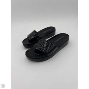 Sandals Heels Platform By Donald Pliner In Black, Size: 8
