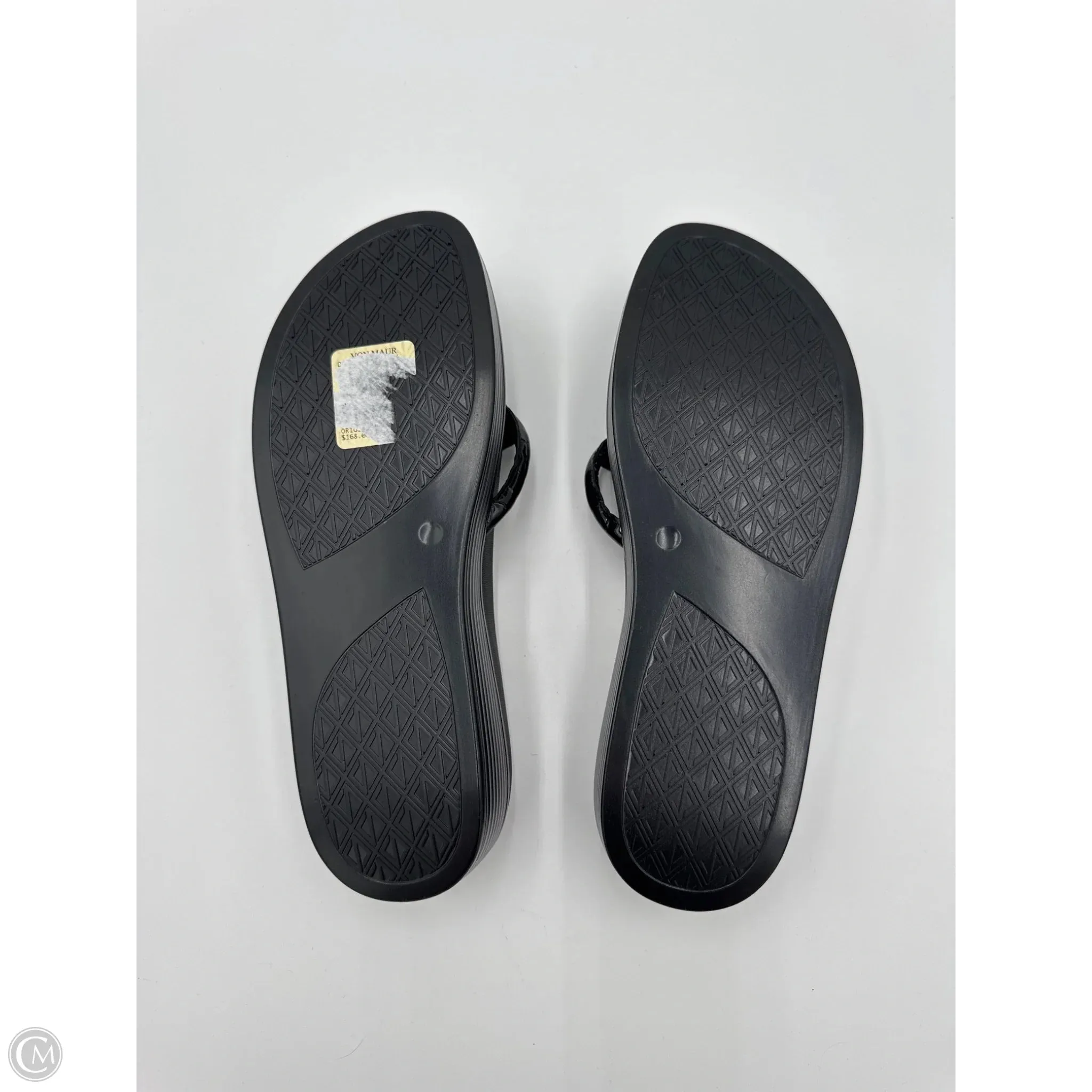 Sandals Heels Platform By Donald Pliner In Black, Size: 8