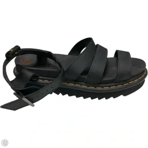 Sandals Heels Platform By Dr Martens In Black, Size: 10