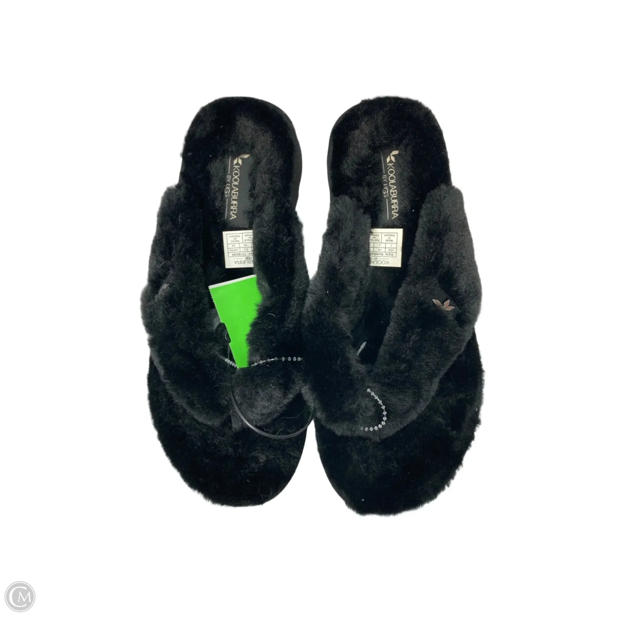 Sandals Heels Platform By Koolaburra By Ugg In Black, Size: 7