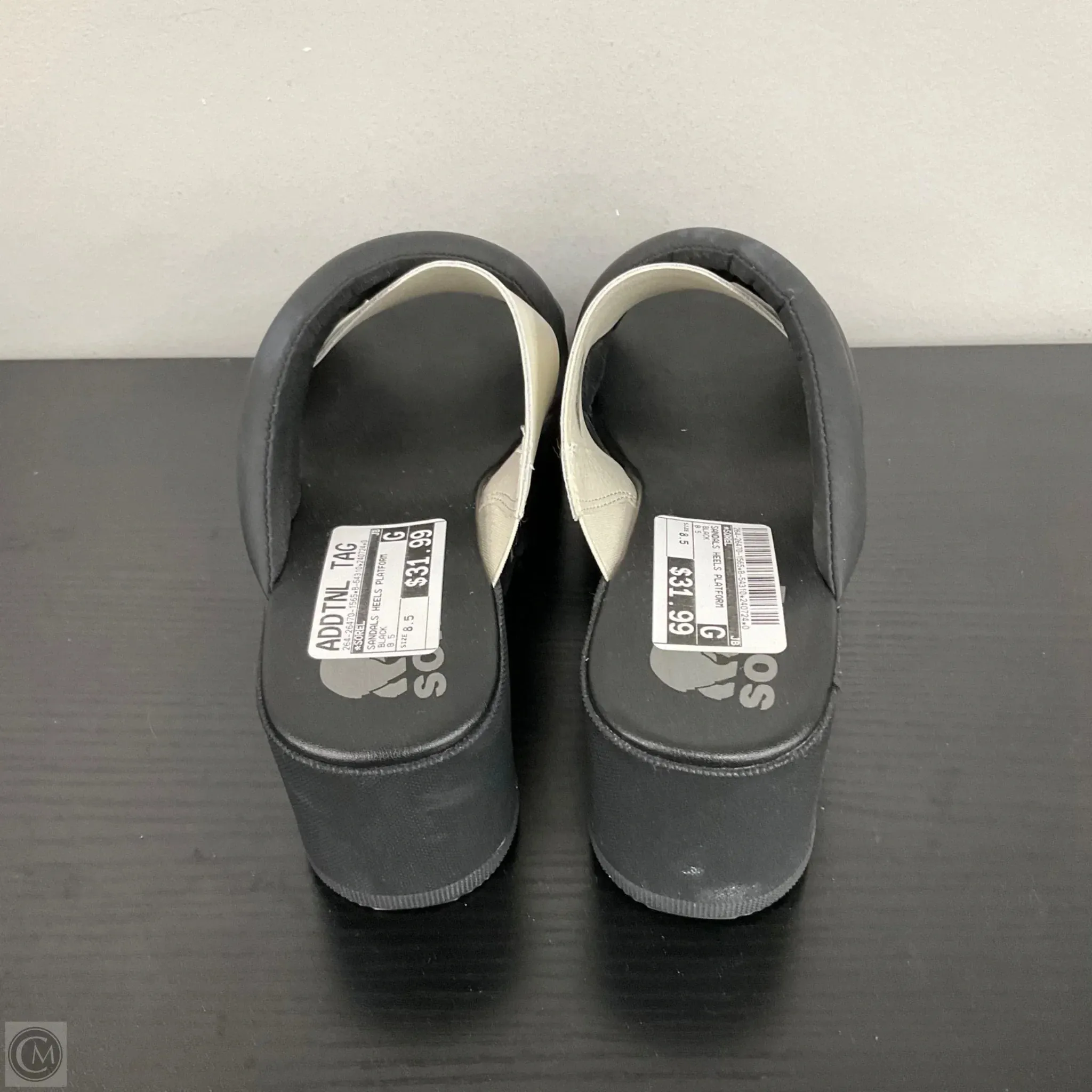 Sandals Heels Platform By Sorel In Black, Size: 8.5