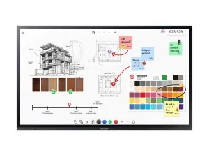 Sharp AQUOS BOARD PN-LA652 - 65 Diagonal Class (64.5" viewable) - PN-LC2 Series LED-backlit LCD display - education / business