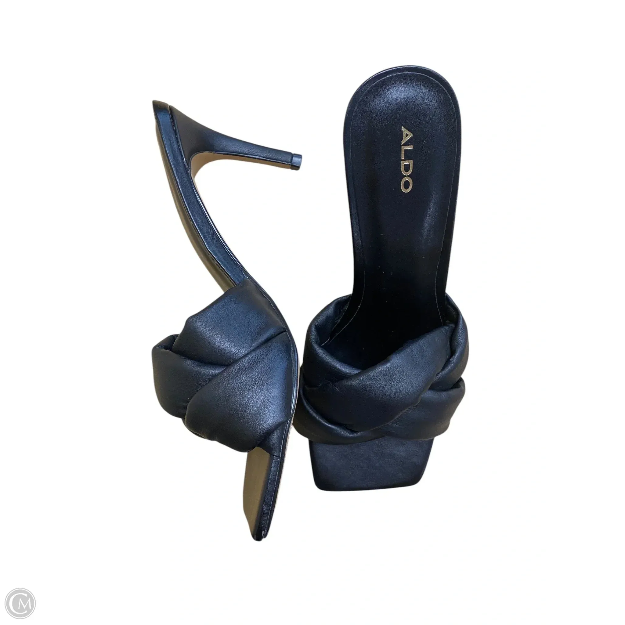 Shoes Heels Stiletto By Aldo In Black, Size: 8