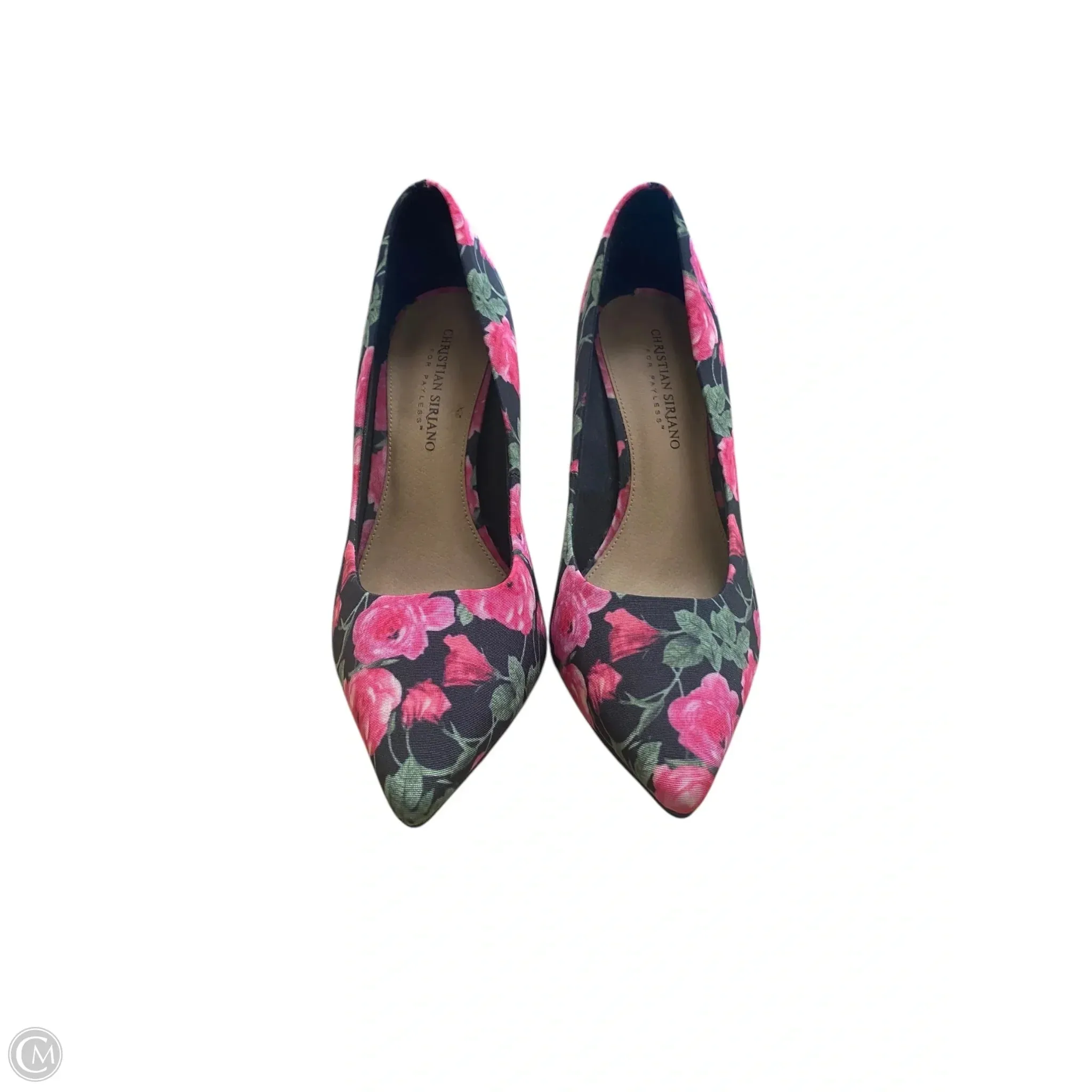 Shoes Heels Stiletto By Christian Siriano For Payless In Floral Print, Size: 9