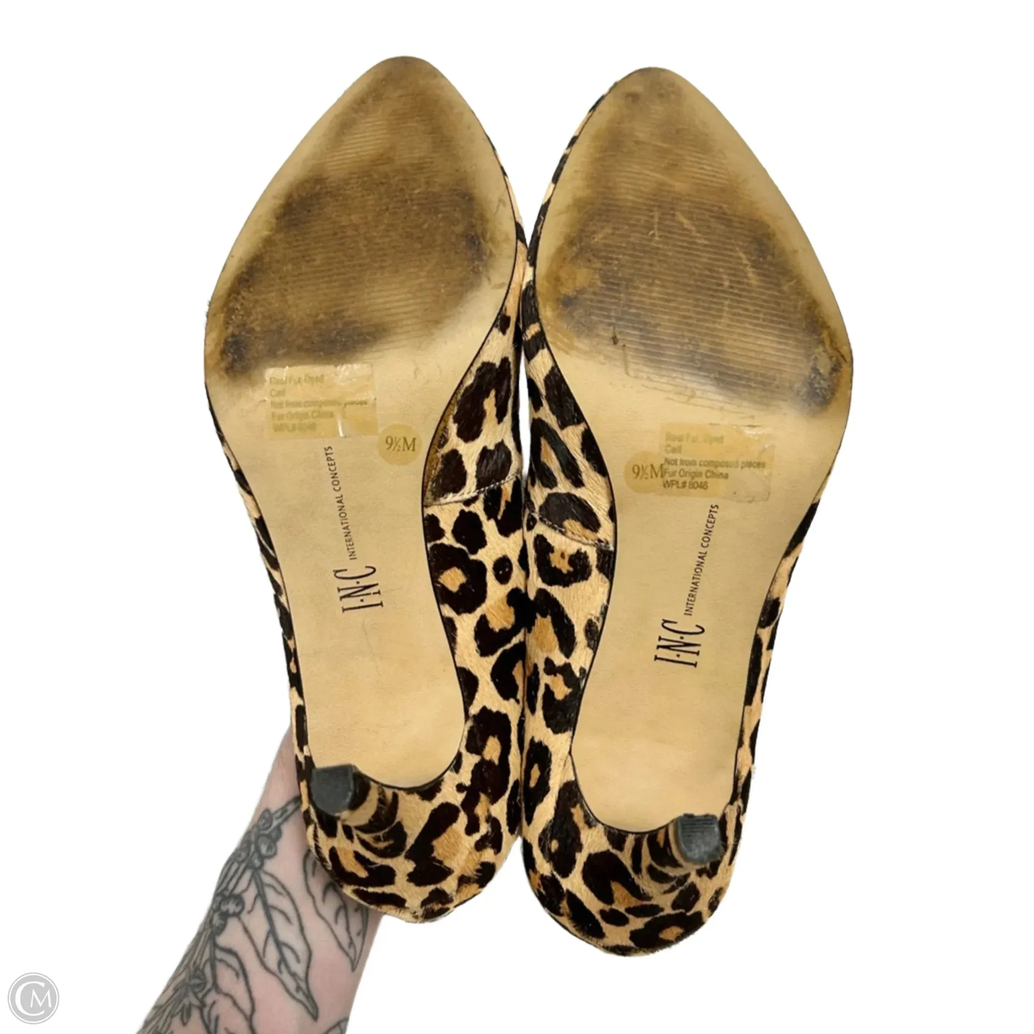 Shoes Heels Stiletto By Inc In Leopard Print, Size: 9.5