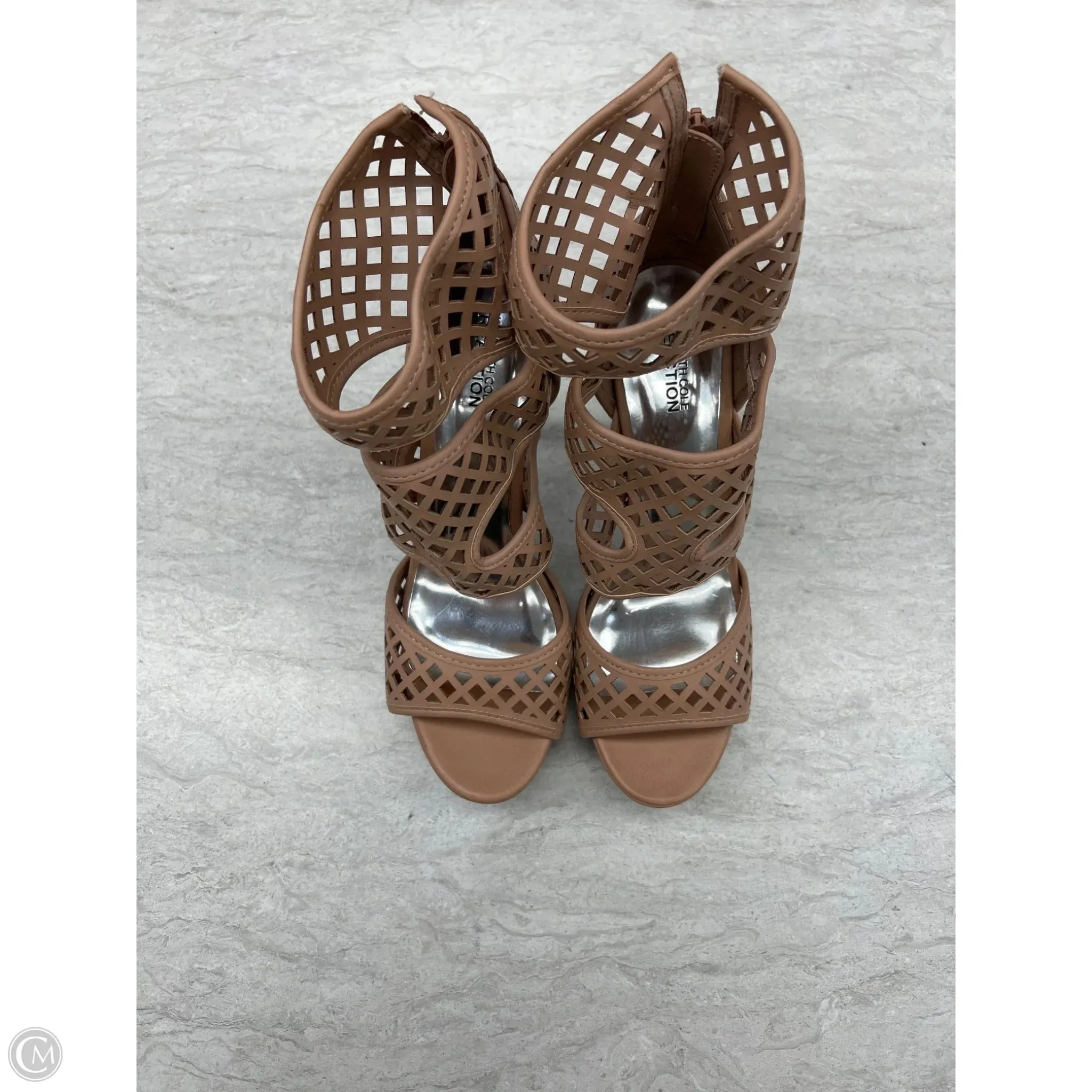 Shoes Heels Stiletto By Kenneth Cole Reaction In Tan, Size: 9.5