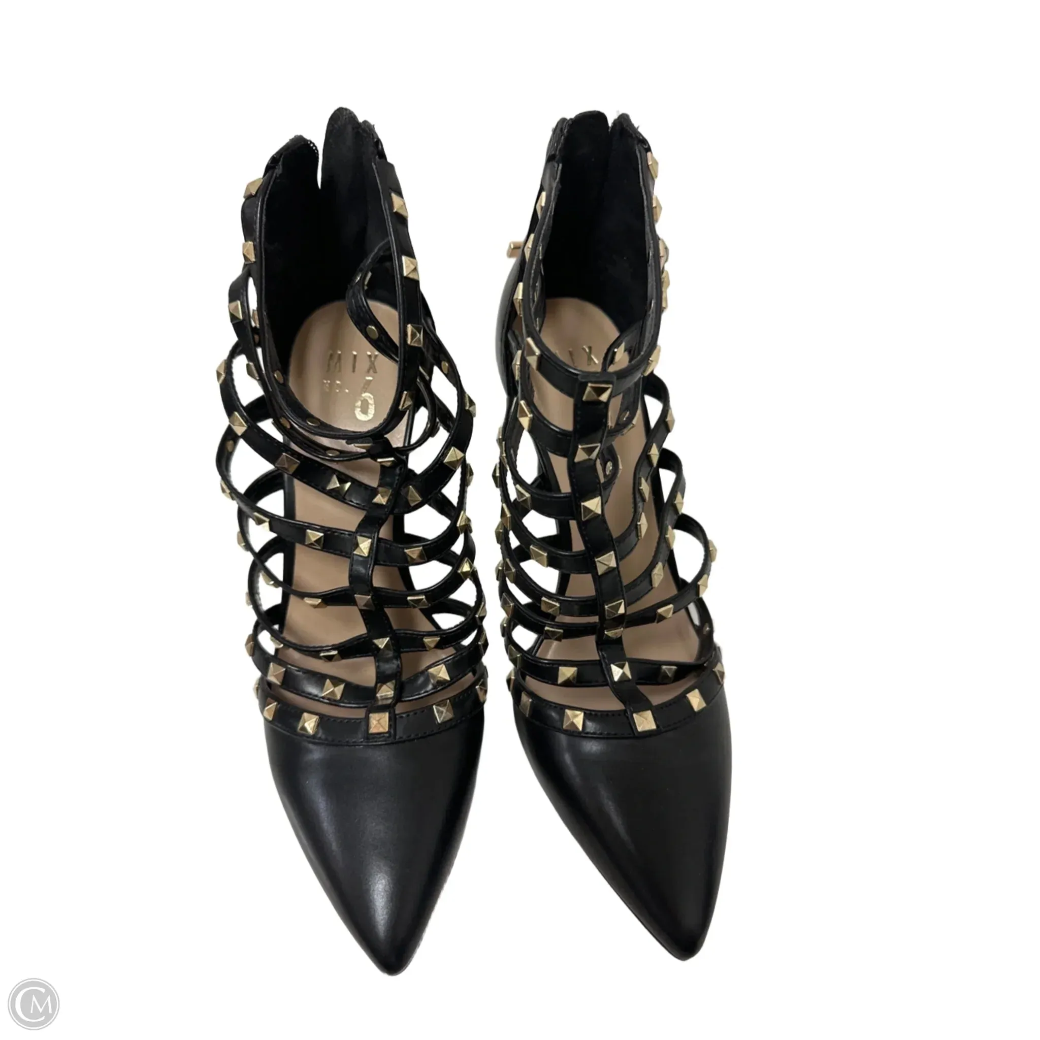 Shoes Heels Stiletto By Mix No 6 In Black, Size: 9