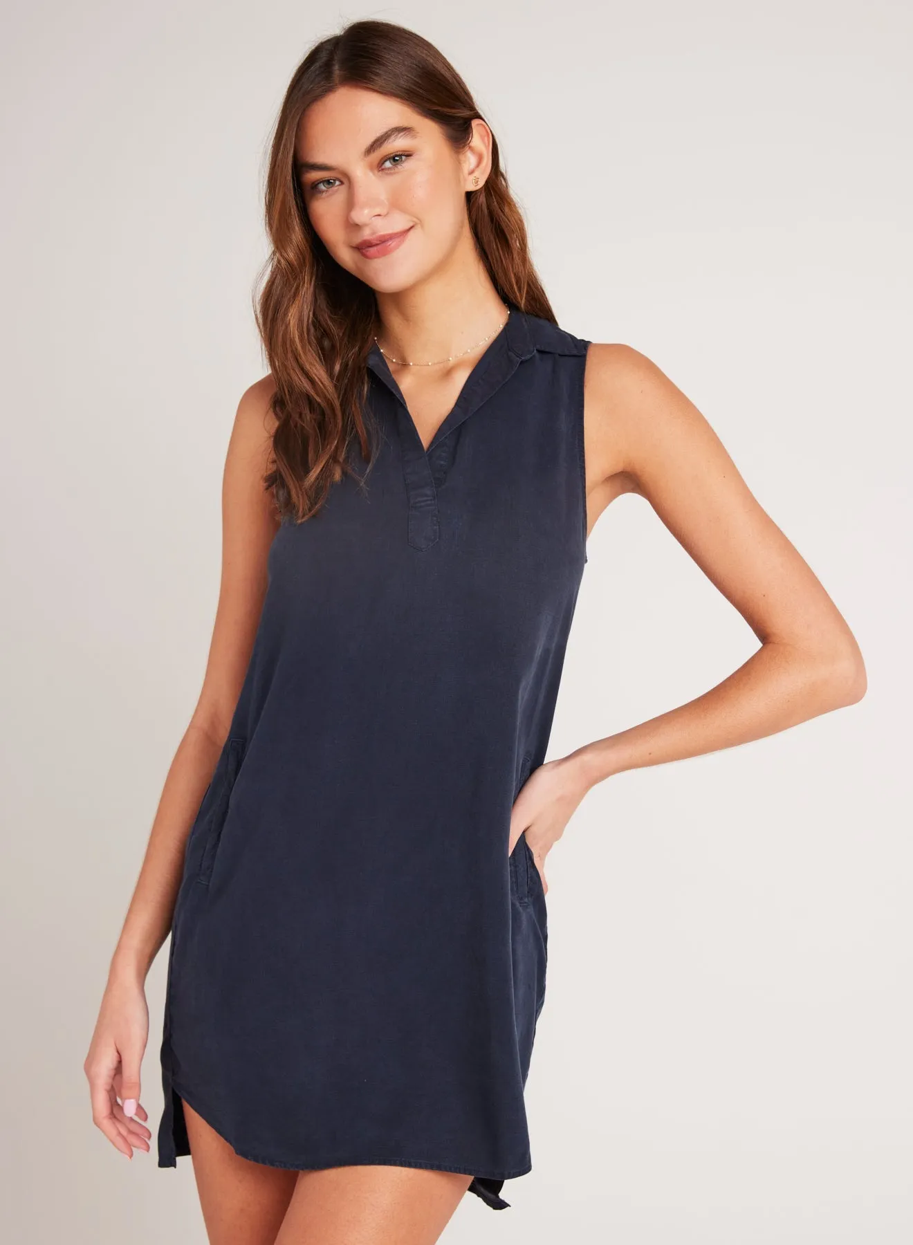Sleeveless A-Line Dress  - Endless Sea