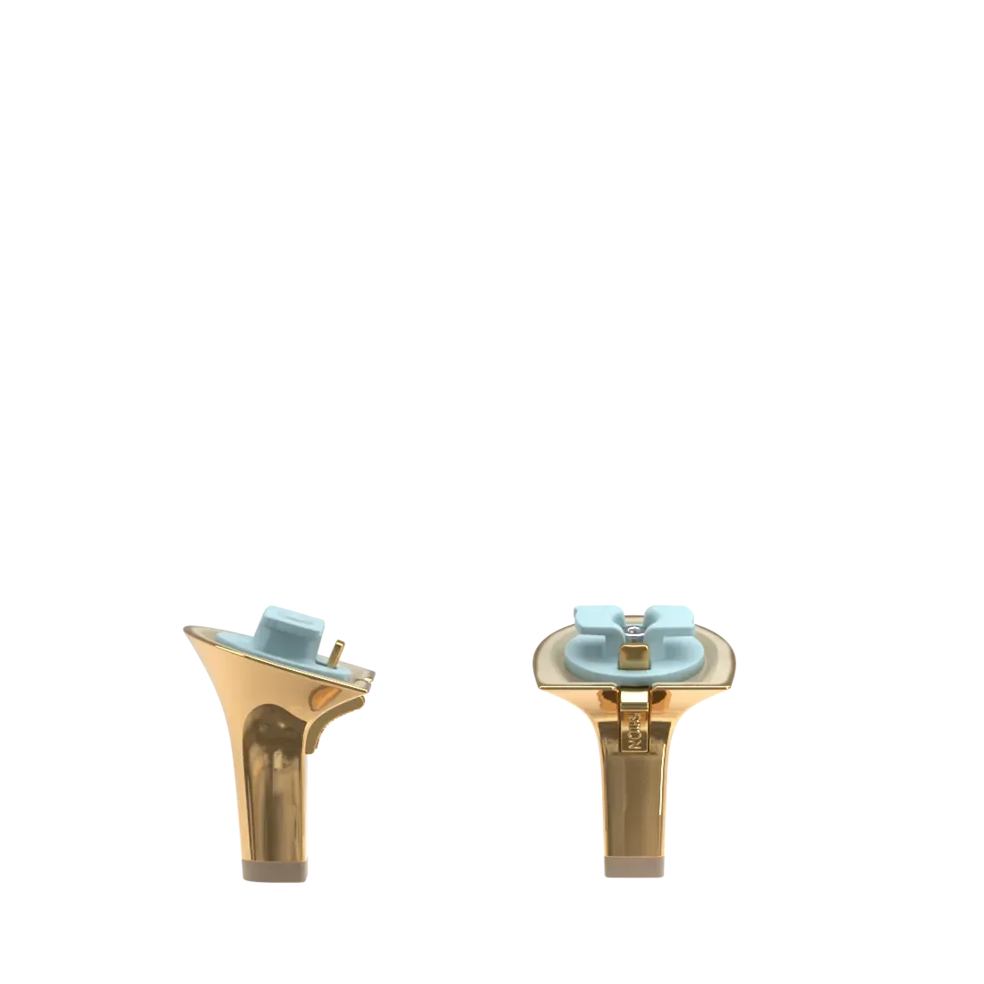 Stiletto Heel Kit 3 Gold Metallic
