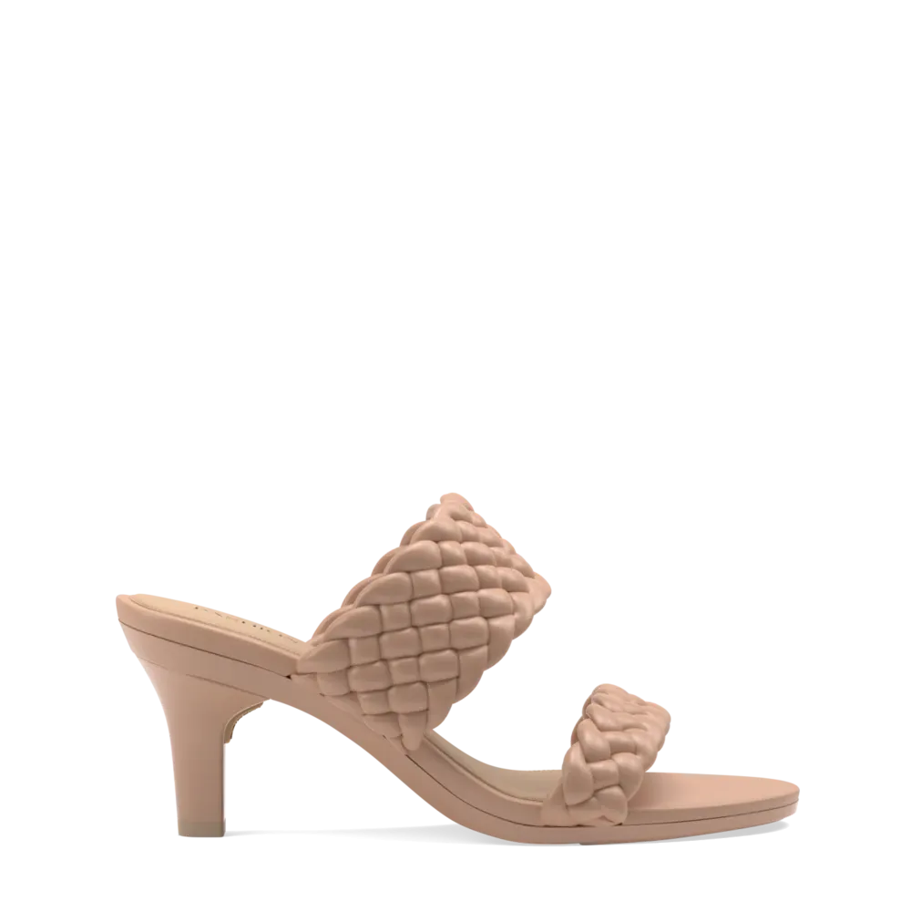 The Slide - Latte Braid   Stiletto Heel Kit 3 Latte - FINAL SALE