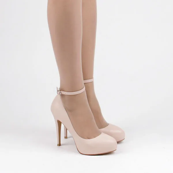 *uk size 1 - SCANDALIZE - strap pink, 11/2cm heels