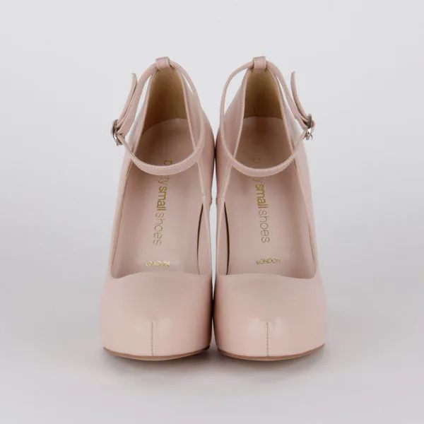 *uk size 1 - SCANDALIZE - strap pink, 11/2cm heels