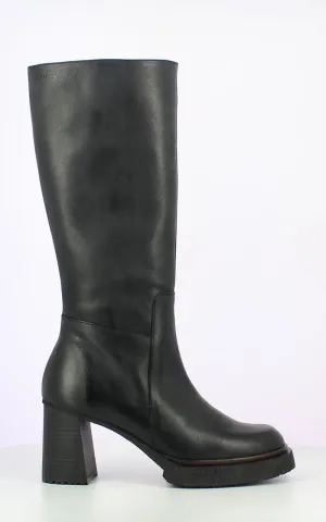 Wonders- Verona Tall Boot in Black