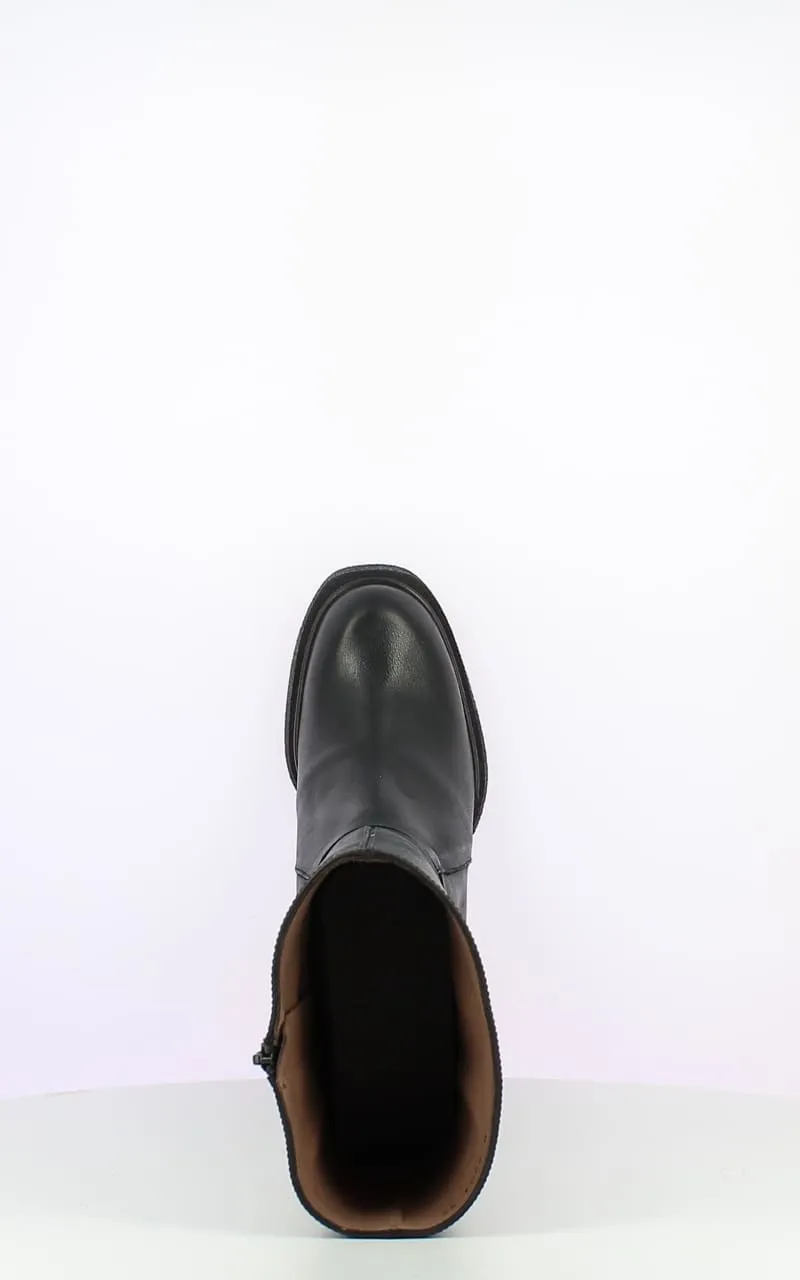 Wonders- Verona Tall Boot in Black